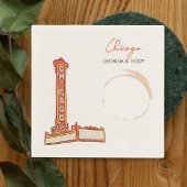 Chicago Wedding Serviette