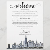 Chicago Wedding Weekend Begrüßungsreise (Vorderseite)