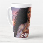 CHICAGO - WEIBLICHE HELDIN MILCHTASSE (Linke Ecke)