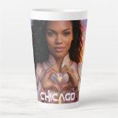 CHICAGO - WEIBLICHE HELDIN MILCHTASSE (Vorderseite)