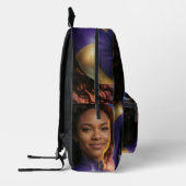 CHICAGO - WEIBLICHER SUPERHELD BEDRUCKTER RUCKSACK (Links)
