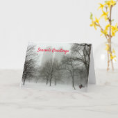 Chicago Weihnachts-Weihnachtsfeiertag Karte (Gelbe Blume)