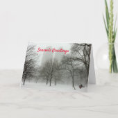 Chicago Weihnachts-Weihnachtsfeiertag Karte (Vorderseite)