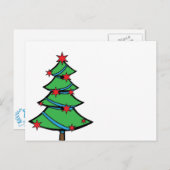 Chicago-Weihnachtskarte Feiertagspostkarte (Vorne/Hinten)