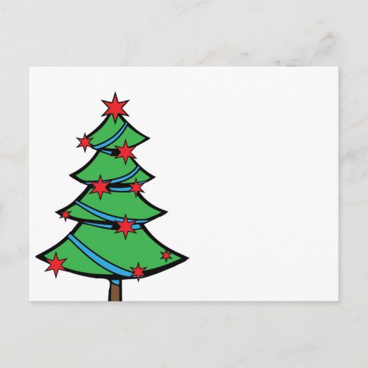 Chicago-Weihnachtskarte Feiertagspostkarte (Vorderseite)