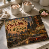 Chicago-Weihnachtsküchen-Stil Schneidebrett
