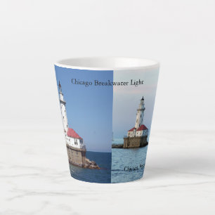 Chicago-Wellenbrecher-Licht 12 Unze latte Tasse