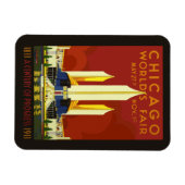 Chicago-Weltausstellung 1933 Magnet (Horizontal)