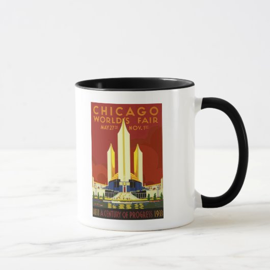 Chicago-Weltausstellung 1933 Tasse (Rechts)