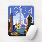 Chicago-Weltausstellung 1934 Mousepad (Mit Mouse)