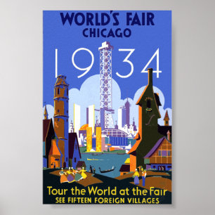 Chicago-Weltausstellung 1934 Poster