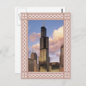 Chicago - Willis Tower - Sears Tower Postcard Postkarte (Vorne/Hinten)