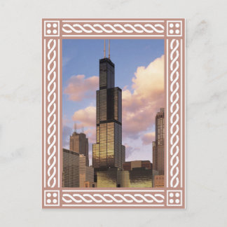 Chicago - Willis Tower - Sears Tower Postcard Postkarte