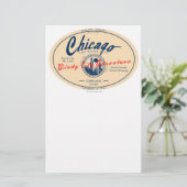 Chicago Windy City Briefpapier (Stehend Vorderseite)