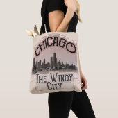 Chicago Windy City Design Epic Tourist Logo Tasche (Von Nahem)