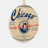 Chicago Windy City Keramik Ornament (Rechts)