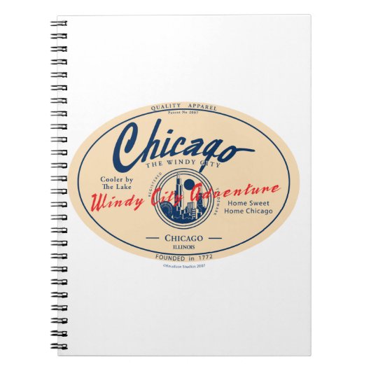 Chicago Windy City Notizblock (Vorderseite)