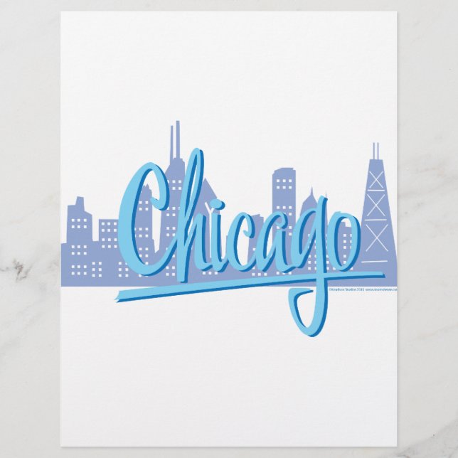 Chicago Windy City Skyline (Vorderseite)