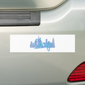 Chicago Windy City Skyline Autoaufkleber (Auf Auto)