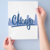 Chicago Windy City Skyline Flyer (Hand)