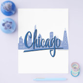 Chicago Windy City Skyline Flyer (Einzeln)