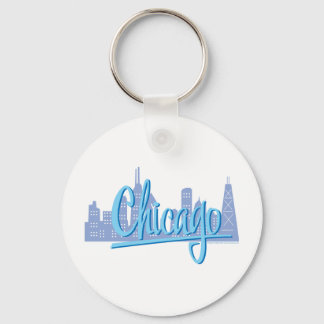 Chicago Windy City Skyline Schlüsselanhänger