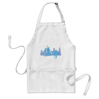 Chicago Windy City Skyline Schürze