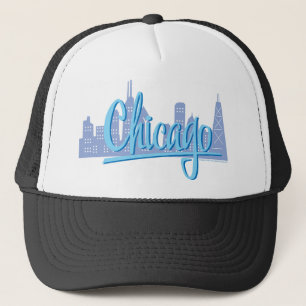Chicago Windy City Skyline Truckerkappe