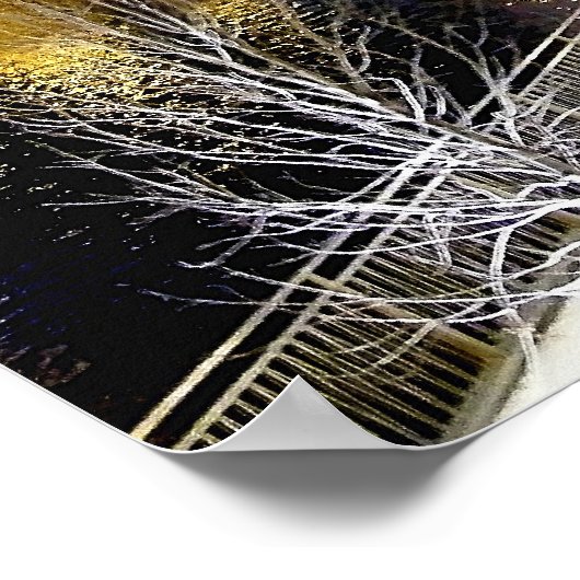 Chicago Winter Poster (Ecke)