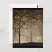 Chicago Winter Postkarte (Vorne/Hinten)