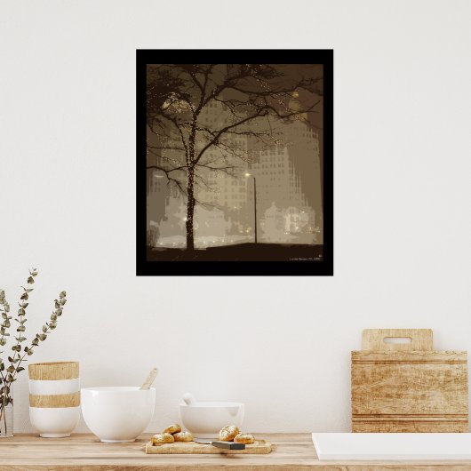 Chicago Winter Wonderland Poster (Küche)