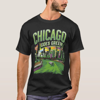 Chicago wird grün am St. Patrick's Day T-Shirt
