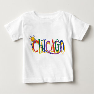 Chicago-With-SUn—KIDS Baby T-shirt