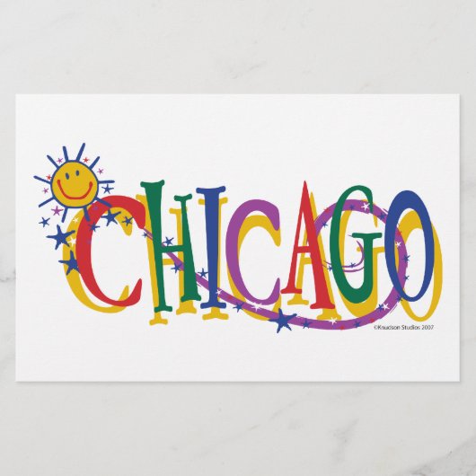 Chicago-With-SUn—KIDS Briefpapier (Vorderseite)