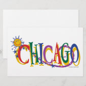 Chicago-With-SUn—KIDS Briefpapier (Vorne/Hinten)