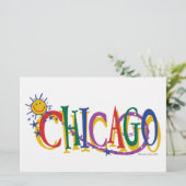 Chicago-With-SUn—KIDS Briefpapier (Stehend Vorderseite)