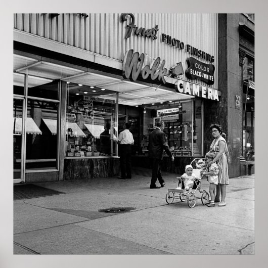 Chicago Wolk Camera 1963 Foto 133 North Wabash Poster (Vorne)