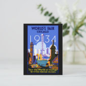 Chicago World Fair 1934 Postkarte (Stehend Vorderseite)