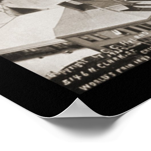 Chicago World Fair Foto 1893 Poster (Ecke)