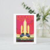 Chicago World's Fair 1833-1933 Postkarte (Stehend Vorderseite)