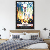 Chicago World's Fair 1933 Leinwanddruck (Insitu (Schlafzimmer))