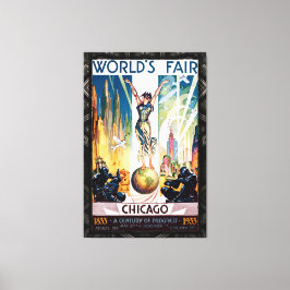 Chicago World's Fair 1933 Leinwanddruck