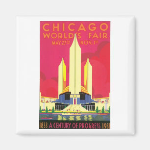 Chicago World's Fair, 1933 Magnet