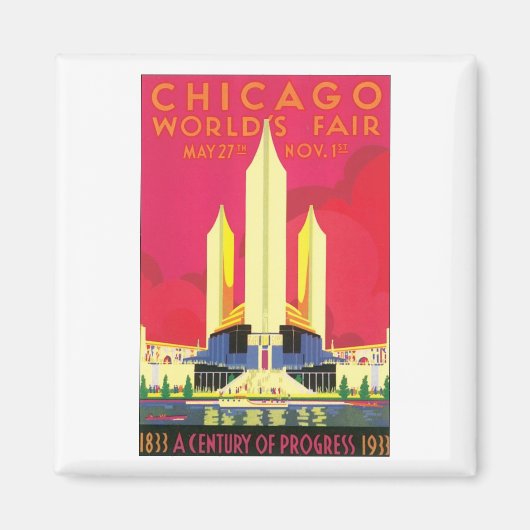 Chicago World's Fair, 1933 Magnet (Vorne)