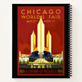 Chicago World's Fair, 1933 Notizblock (Rückseite)