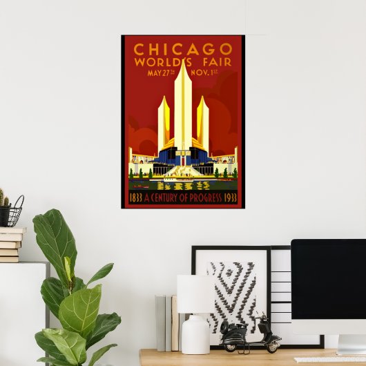 Chicago World's Fair, 1933 Poster (Heimbüro)