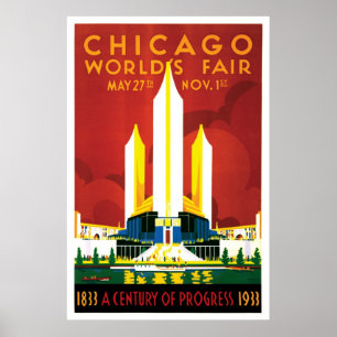Chicago World's Fair 1933 Poster
