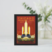 Chicago World's Fair, 1933 Postkarte (Stehend Vorderseite)