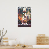 Chicago World's Fair 1933 Vintage Poster (Küche)