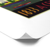 Chicago World's Fair Century of Progress 1833-1933 Poster (Ecke)